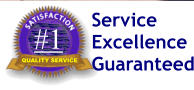 #1 QUALITY SERVICE Service Excellence Guaranteed